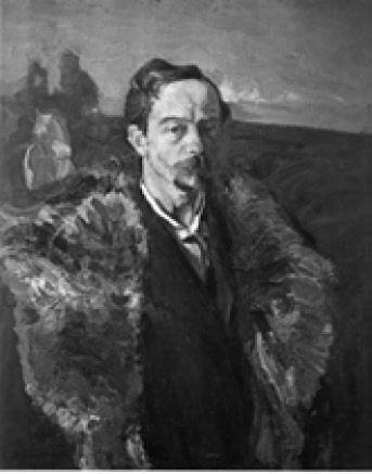 С. В. Малютин. Автопортрет в шубе. 1901 С. В. Малютин. Автопортрет в шубе. 1901